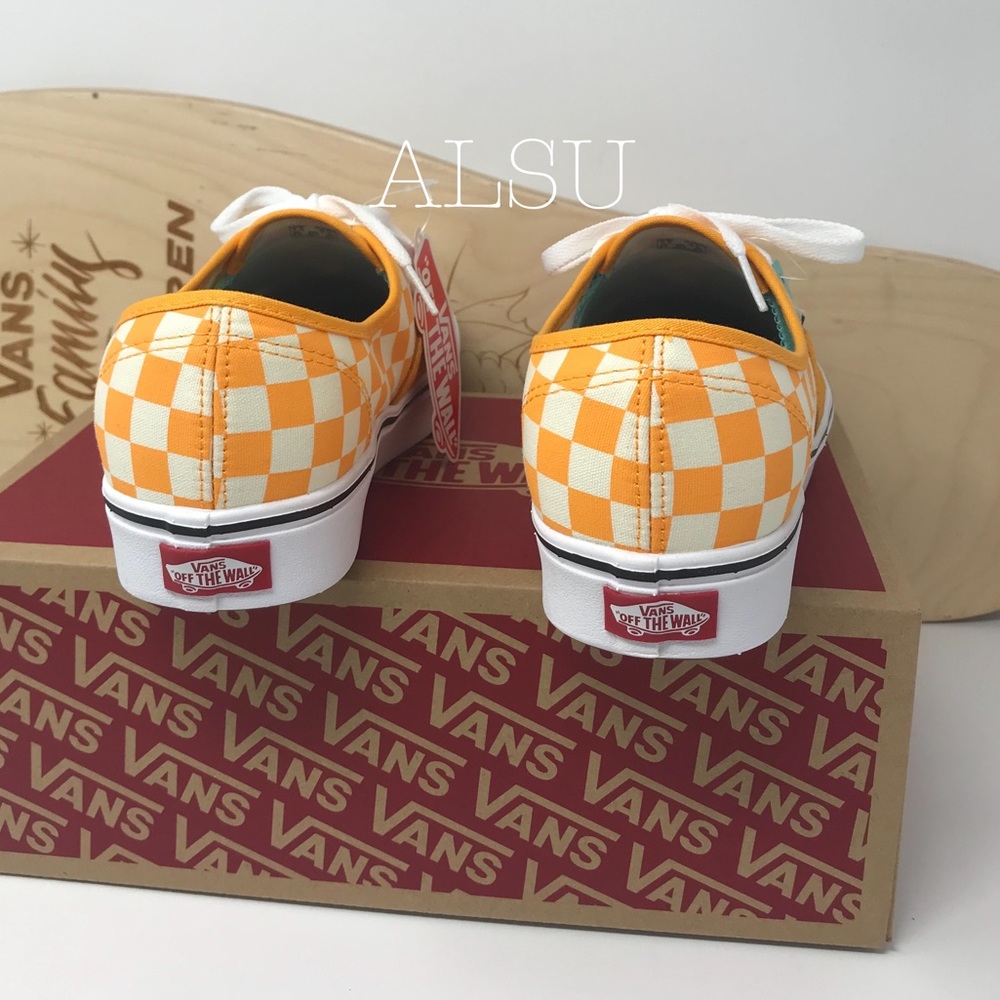 VANS Comfycush Authentic Checker Zinnia Yellow W - Picture 7 of 8